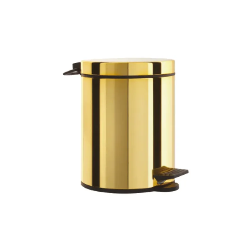 Acar Elegant Gold Çöp Kovası 5 Lt