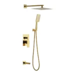 Acar Elegant Gold Ankastre Duş Seti Üç Yönlü