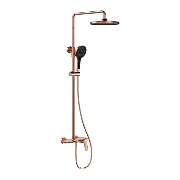 Acar Roza Bronz Banyo Bataryası ve Duş Sistemi