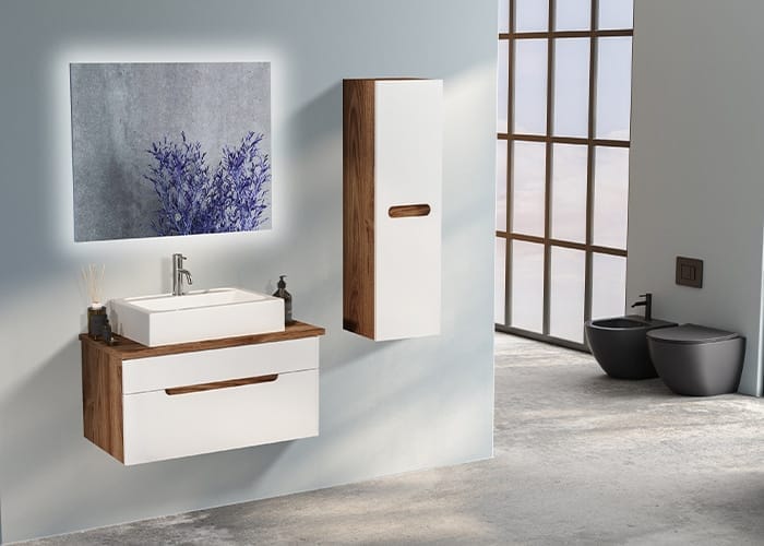 Badella Toledo 3985 V32 Banyo Dolabı 85 cm