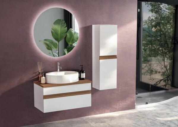 Badella Woodline 3985 V31 Banyo Dolabı 85 cm
