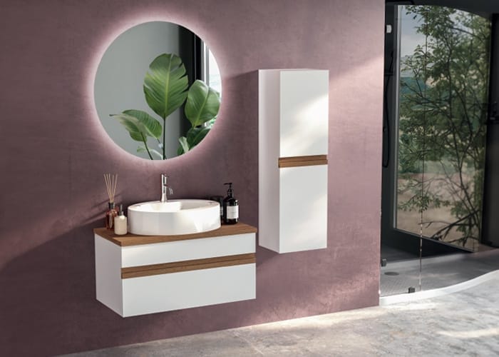 Badella Woodline 3985 V31 Banyo Dolabı 85 cm Badella Woodline 3985 V31 Banyo Dolabı 85 cm