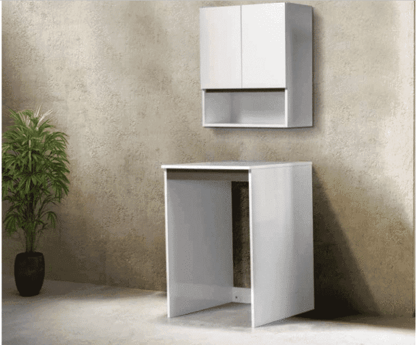 Bagnora Çamaşır Makinesi Dolabı 70 cm Beyaz