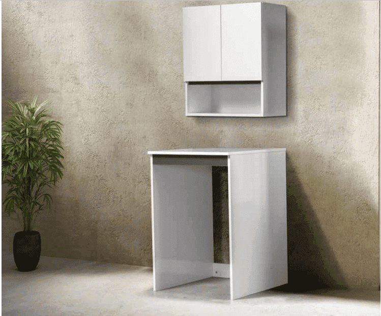 Bagnora Çamaşır Makinesi Dolabı 70 cm Beyaz