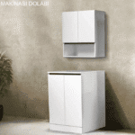 Bagnora Çamaşır Makinesi Dolabı 70 cm Beyaz