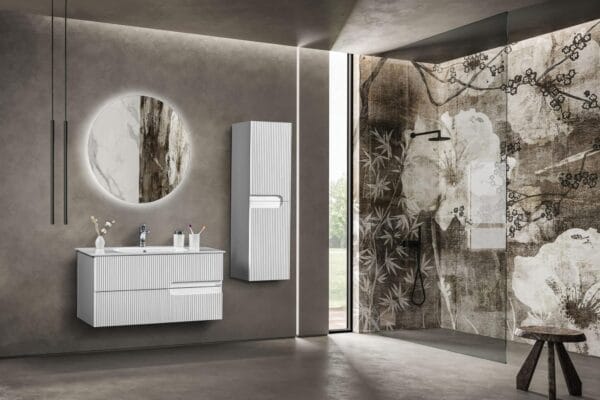 Bagnora Allegro 100 cm Beyaz Banyo Dolabı (Boy Dolapsız)