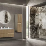 Bagnora Allegro 100 cm Cappuccino Banyo Dolabı (Boy Dolapsız)