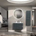 Bagnora Allegro 80 cm Antrasit Banyo Dolabı (Boy Dolaplı)