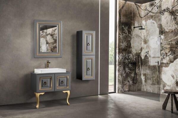 Bagnora Armada 80 cm Gri Banyo Dolabı (Boy Dolapsız)