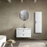Bagnora C-Line 85 cm Beyaz Banyo Dolabı (Boy Dolapsız)