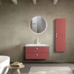 Bagnora C-Line 85 cm Pembe Banyo Dolabı (Boy Dolapsız)