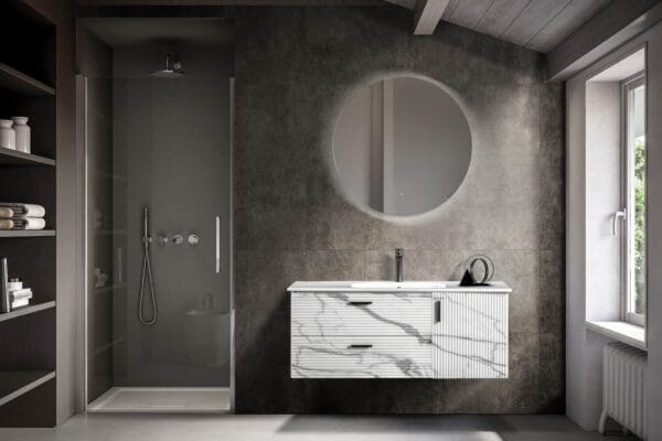 Bagnora Carrara120 cm Banyo Dolabı (Boy Dolapsız)