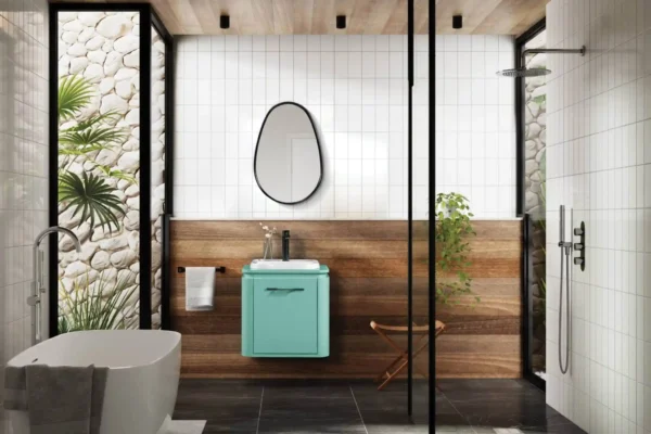 Bagnora Ciero 56 cm Mint Yeşili Banyo Dolabı