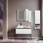 Bagnora Dolce 100 cm Beyaz Banyo Dolabı (Boy Dolapsız)