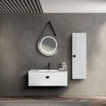 Bagnora Elbis 100 cm Beyaz Banyo Dolabı (Boy Dolapsız)