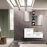 Bagnora Famiglia 120 cm Beyaz Banyo Dolabı (Boy Dolapsız)