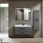 Bagnora Fora 100 cm Gri Banyo Dolabı (Boy Dolapsız)