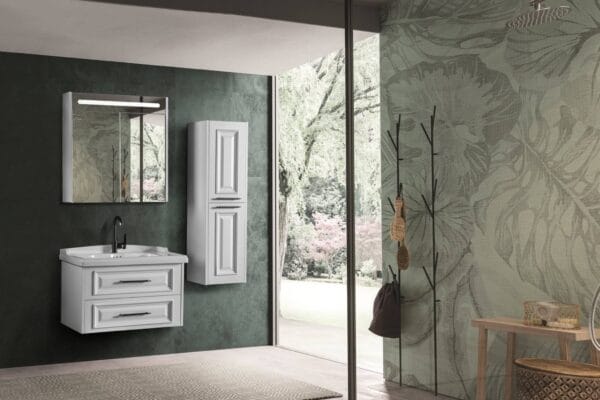 Bagnora Fora 80 cm Beyaz Banyo Dolabı (Boy Dolapsız)