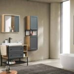 Bagnora Practical 95 cm Antrasit Banyo Dolabı (Boy Dolaplı)