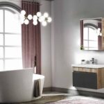 Bagnora SARDES 65 cm Banyo Dolabı - Beyaz/Antrasit (Boy Dolaplı)