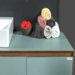 Bagnora Sharp 100 cm Nil Yeşili Banyo Dolabı