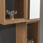 Bagnora Sharp 100 cm Taş Gri Banyo Dolabı