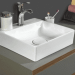 Bagnora Sharp 100 cm Taş Gri Banyo Dolabı