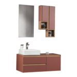 Bagnora Sharp 120 cm Kiremit Banyo Dolabı