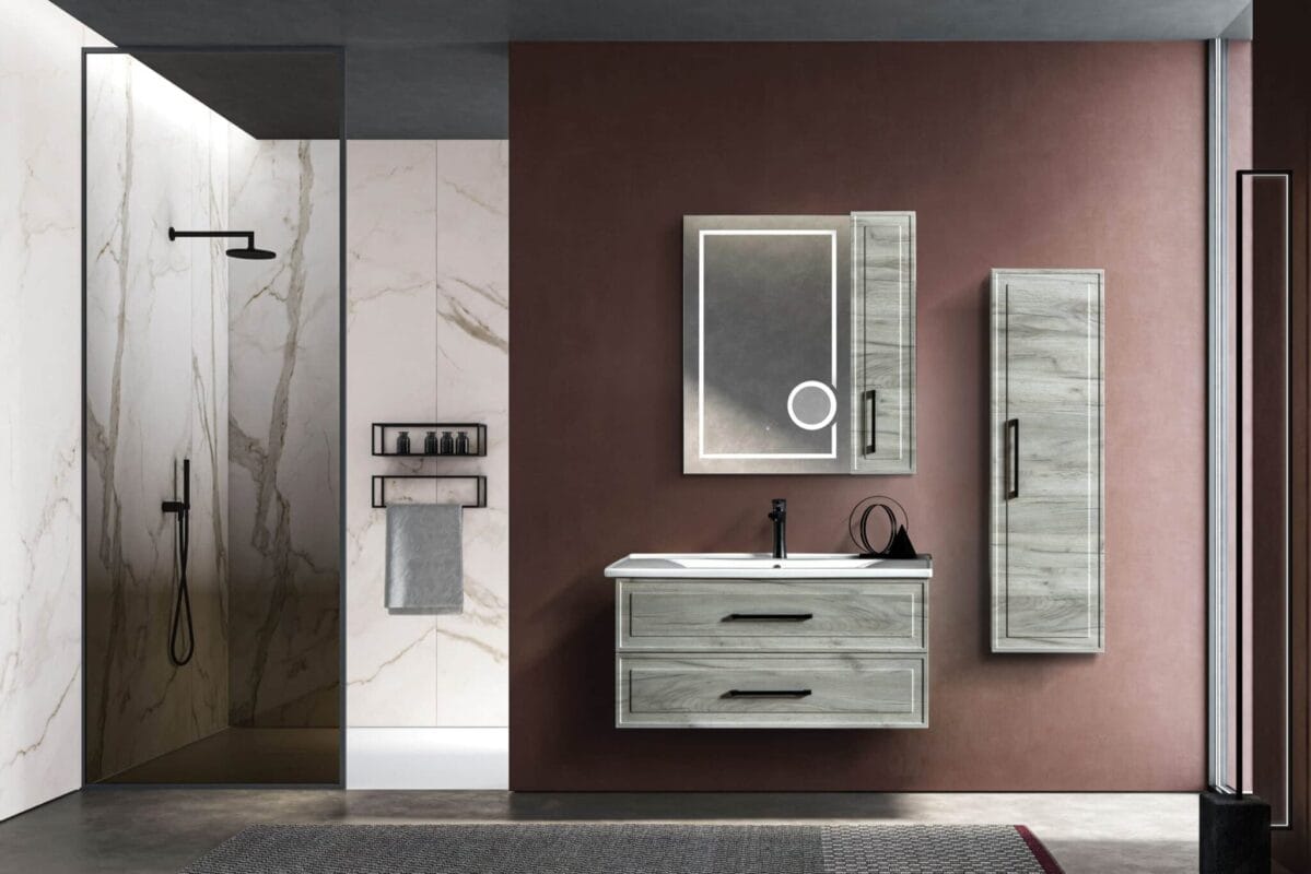 Bagnora Tudor 100 cm Banyo Dolabı (Boy Dolaplı)