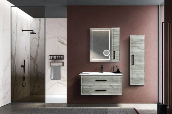 Bagnora Tudor 100 cm Banyo Dolabı (Boy Dolaplı)