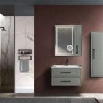 Bagnora Tudor 80 cm Gri Banyo Dolabı (Boy Dolapsız)