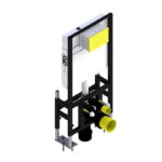 Bocchi 18 cm Alçı Panel İçi Yere Hızlı Montaj 3/6 Lt