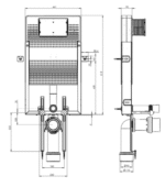 Bocchi 9 cm Tuğla Duvar İçi İzolasyonlu Metal Ayaklı Set 3/6 Lt