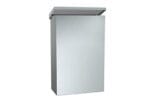 Bocchi Çöp Kovası Kapaklı 11 lt (12x25x36 cm) Mat Paslanmaz Çelik