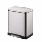 Bocchi Çöp Kovası Pedallı Soft Close Kapak Mat Paslanmaz Çelik