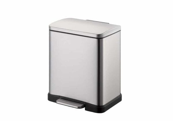 Bocchi Çöp Kovası Pedallı Soft Close Kapak Mat Paslanmaz Çelik