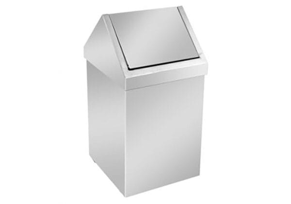 Bocchi Çöp Kovası Sallanır Kapaklı 45 lt (30x35x56 cm) Mat Paslanmaz Çelik