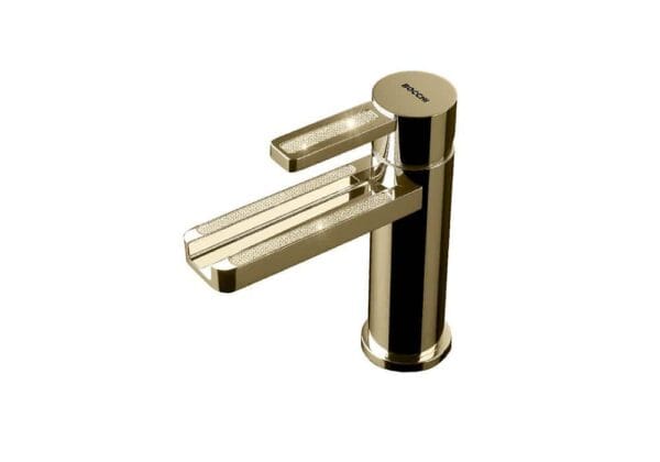 Bocchi Canyon Crystal Tek Kumandalı Yüksek Lavabo Bataryası Altın