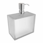 Bocchi Catania Sıvı Sabunluk Tezgah Üstü Beyaz / Krom