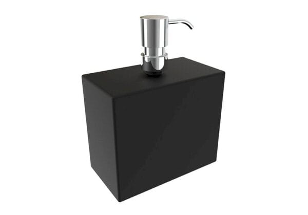 Bocchi Catania Sıvı Sabunluk Tezgah Üstü Siyah/Krom