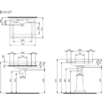 Bocchi Classico Verona Etajerli Lavabo 71 cm Mat Beyaz