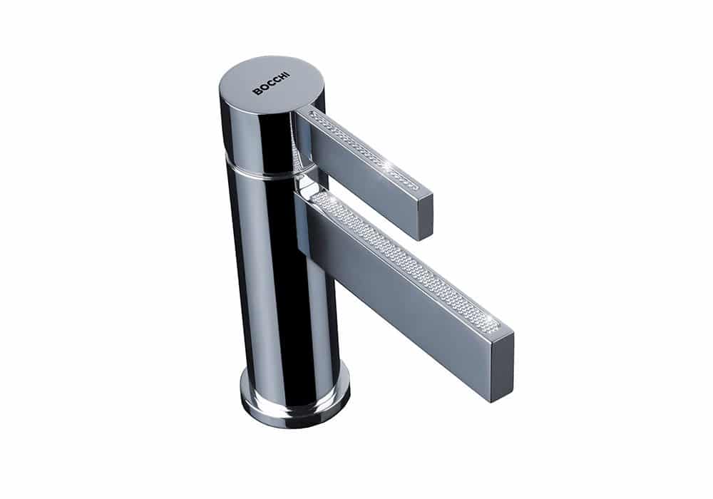Bocchi Cube Crystal Tek Kumandalı Lavabo Bataryası Krom