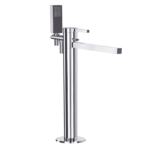 Bocchi Cube El Duşlu Yerden Küvet Bataryası Krom