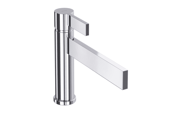 Bocchi Cube Tek Kumandalı Uzun Çıkışlı Lavabo Bataryası Krom