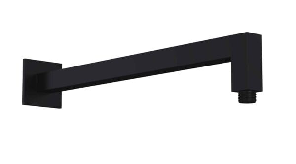 Bocchi Duvardan Tepe Duşu Kolu Kare 400 mm Mat Siyah