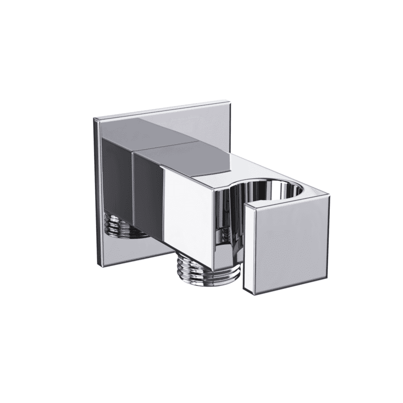 Bocchi El Duşu Çıkış Dirseği Askılı Kare Krom