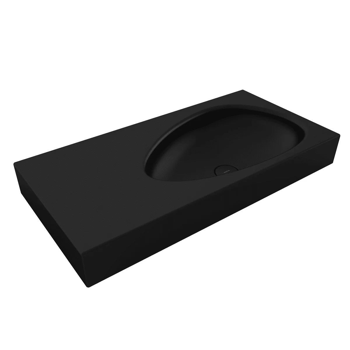 Bocchi Etna Etajerli Lavabo 90 cm Mat Siyah Bocchi Etna Etajerli Lavabo 90 cm Mat Siyah