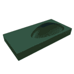 Bocchi Etna Etajerli Lavabo 90 cm Mat Yeşil