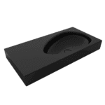 Bocchi Etna Etajerli Lavabo 90 cm Parlak Siyah