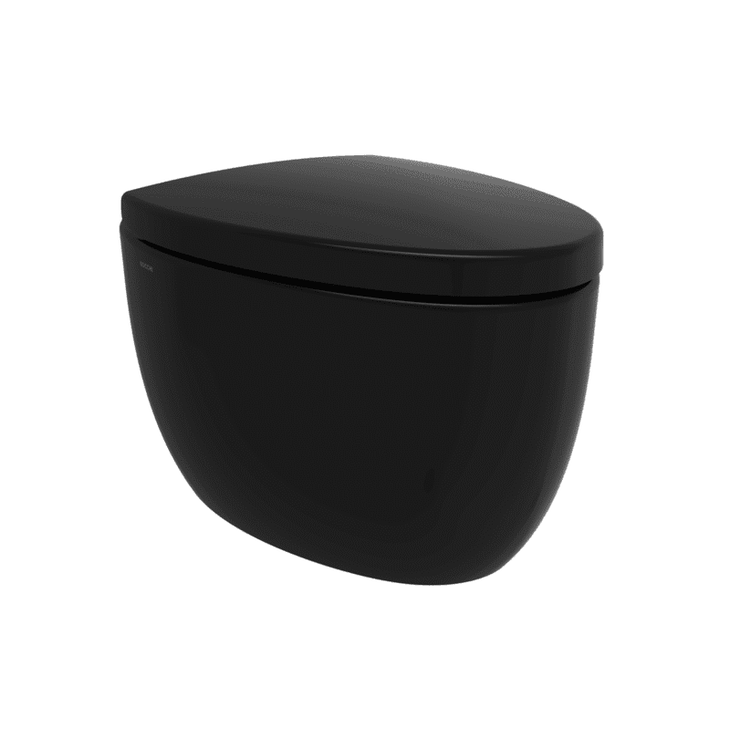 Bocchi Etna Gizli Taharet Girişli Asma Klozet Parlak Siyah